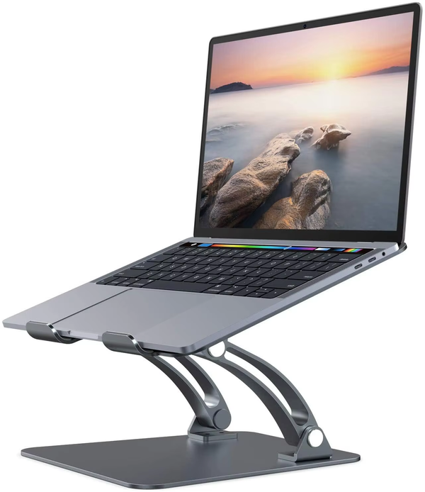 iDock Aluminum Laptop Stand for Apple Macbook Macbook Air Macbook Pro and Any Notebook Between 10" and 17"