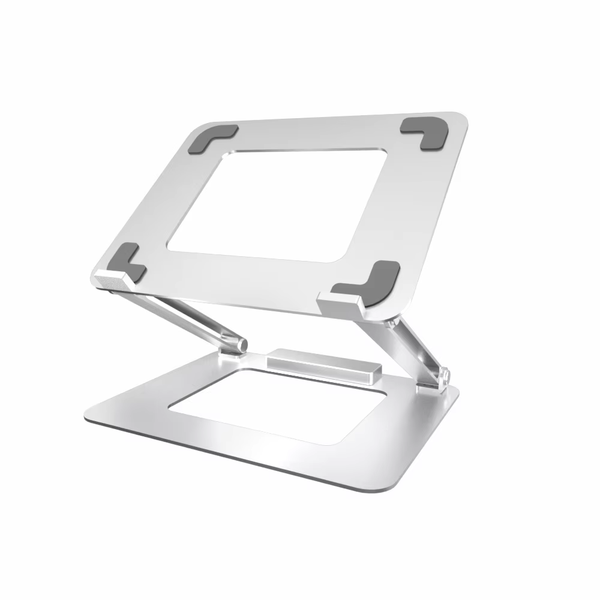 iDock Ergonomic Multi-Angle Height Adjustable Heat Vent Elevate Aluminium Folding Laptop Stand with 2.0 3.0 Type C USB