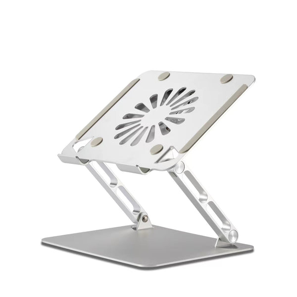 Soporte elevador para computadora portátil plegable, portátil, ajustable en múltiples ángulos y de altura ergonómica