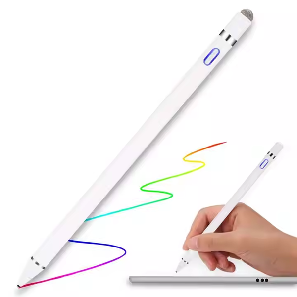 iDock Universal Metal Custom Logo USB 2 In 1 Touch Screen  Capacity Active Stylus Pen For Tablet iPad Samsung Mobile Android IOS