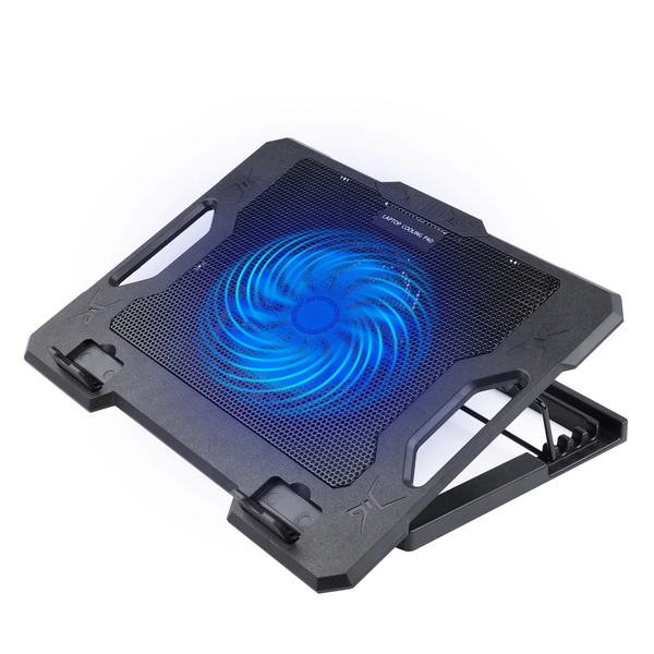 iDock Ergonomic Height Adjustable Laptop Cooling Pad with One Fans Notebook Cooler with 2 USB Ports