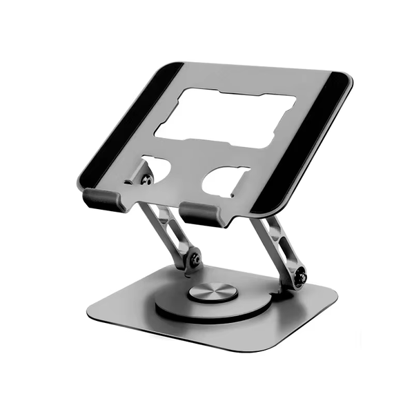 iDock Ergonomic Portable Folding Adjustable Angle and Height 360 Degree Rotatable Tablet Riser Holder iPad Stand