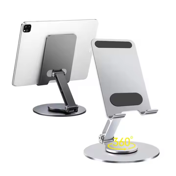 iDock Ergonomic Folding Cell Phone Stand Fully Adjustable Foldable Desktop 360 rotation Phone Holder Stand