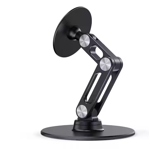 iDock Aluminum Magnetic Double Arm Adjustable 360 Rotatable Tablet Phone Stand Mobile Phone Holder