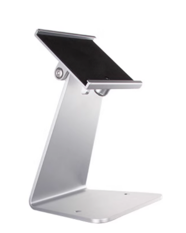 iDock Newly Tablet Cashier Stand Order Anti-theft Stand with Lock Face Recognition Desktop Aluminum Alloy Universal iPad Holder